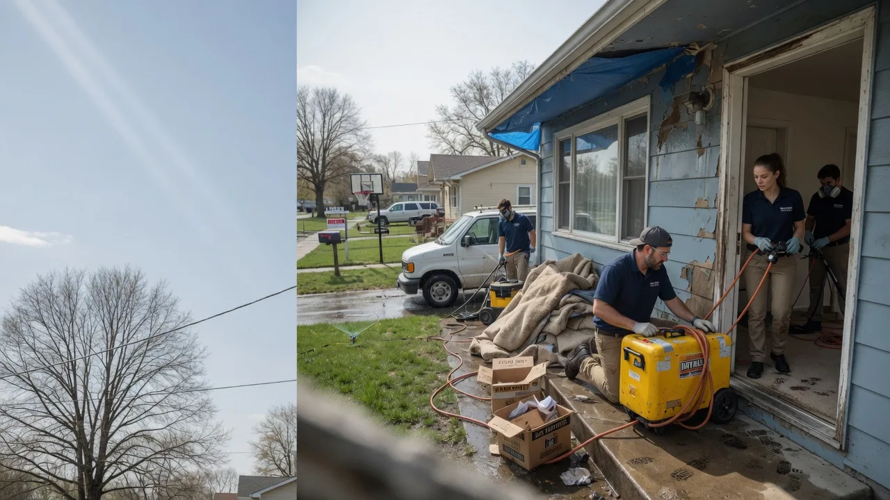 Basement Flood Cleanup in Newburgh, IN near me